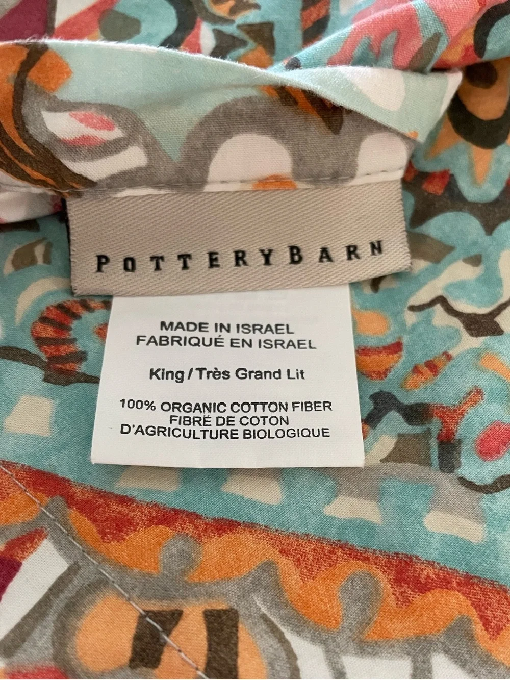 Set of Two Pottery Barn Paloma King Pillow Shams